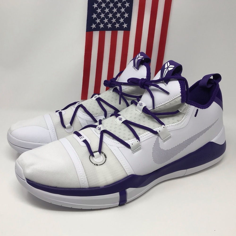 Nike Kobe AD Exodus TB Men’s 17 White Purple NEW